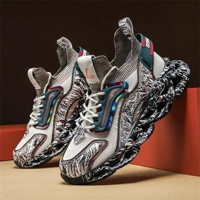 2025 men's running shoes – breathable mesh fashion sneakers, non-slip sports shoes, comfortable casual walking footwear