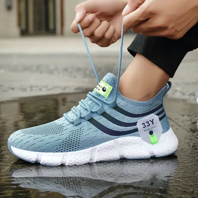 Men's casual sport shoes – breathable lightweight mesh sneakers for running, jogging, walking, and outdoor activities