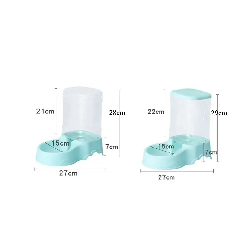 3.8L Large Capacity Pet Automatic Feeder and Water Dispenser Combo – Grain Storage Bowl for Cats and Dogs, Convenient Pet Feeding Supplies