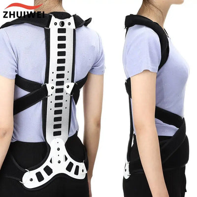 High quality lumbar spinal brace for posture correction, showcasing adjustable design and lightweight structure.