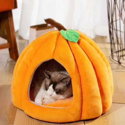 Hot Selling Warm Cat Bed – Cozy Pet Basket, Washable Tent Cave House with Cushion for Kittens and Small Dogs
