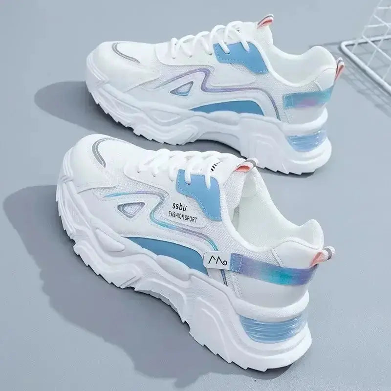 Nevytech women’s platform sneakers combine bold style, breathable comfort, and durable design—perfect for daily wear or street fashion.