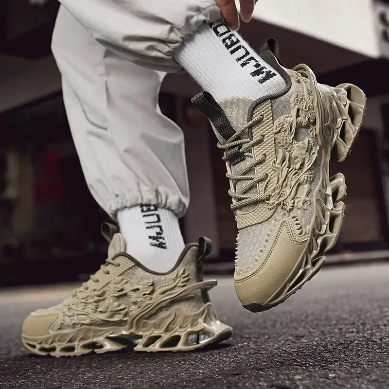 Men's luxury sneakers – breathable casual trainers, fashion loafers, running and race shoes for men.