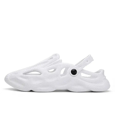 View details for Bebealy Men’s Hollow Hole Summer Outdoor EVA Beach Slippers, Non-Slip Sandals, Soft Cloud Slides