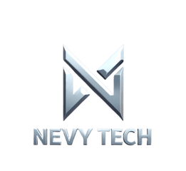 Brand logo design featuring clean, modern typography and icon