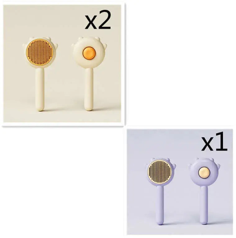 Cat and Dog Massage Comb – Hair Removal Grooming Brush with Cleaning Scratcher for Pets