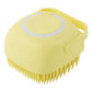 Silicone Dog Bath Massage Gloves – Pet Grooming Brush for Cats and Dogs with Shampoo Dispenser, Bathroom Cleaning Tool