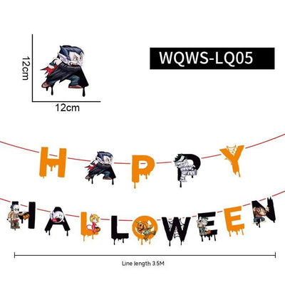 NEVY-TECH Halloween banner décor adds spooky charm to any party or event—durable, reusable, and perfect for festive setups.