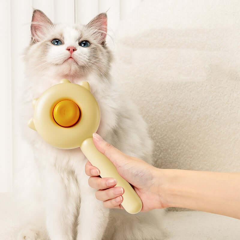 Cat and Dog Massage Comb – Hair Removal Grooming Brush with Cleaning Scratcher for Pets