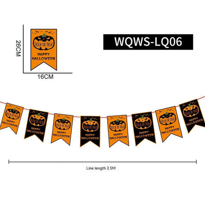 NEVY-TECH Halloween banner décor adds spooky charm to any party or event—durable, reusable, and perfect for festive setups.