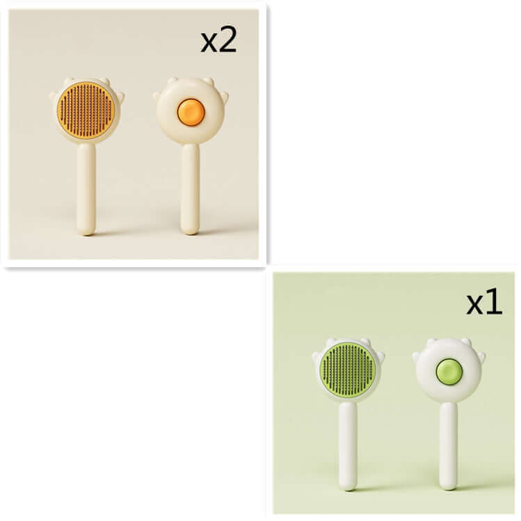 Cat and Dog Massage Comb – Hair Removal Grooming Brush with Cleaning Scratcher for Pets