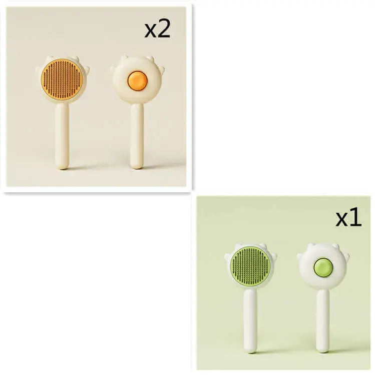Cat and Dog Massage Comb – Hair Removal Grooming Brush with Cleaning Scratcher for Pets
