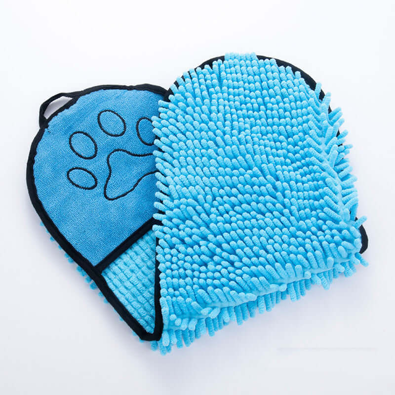 Super Absorbent Microfiber Pet Bath Towel – Quick-Drying Dog and Cat Bathrobe for Grooming and Drying