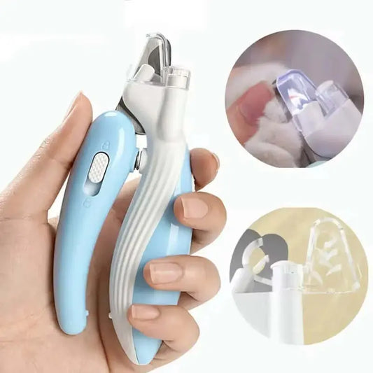 Nevytech LED Pet Nail Clippers offer safe, quiet, and precise trimming with LED light, rechargeable power, and durable stainless-steel blades.