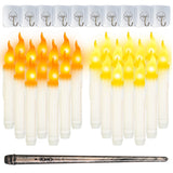 NEVY-TECH offers 12 floating LED candles with magic wand remote—perfect for Halloween, Christmas, and festive party décor.