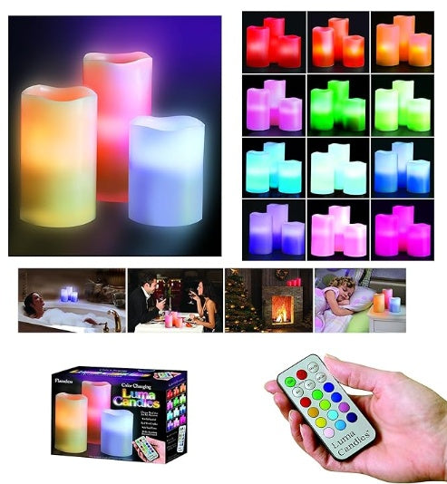 NEVY-TECH Luma Candles bring soft LED glow and safe flameless design—perfect for home, parties, and romantic décor.