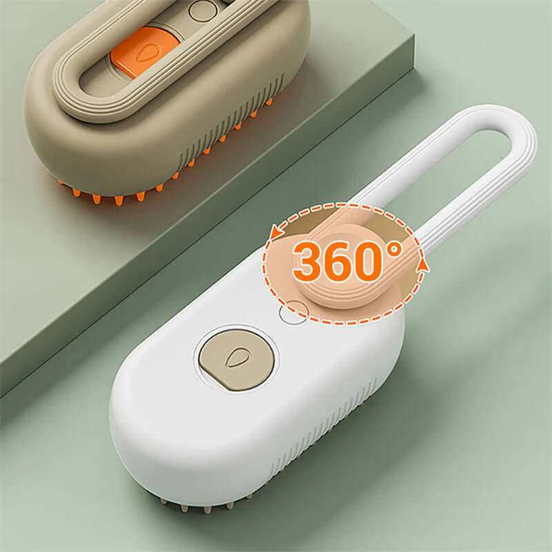 3-in-1 Electric Cat Steam Brush – Spray Hair Removal Comb for Dog & Cat Grooming and Massage