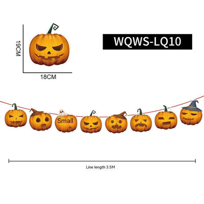 NEVY-TECH Halloween banner décor adds spooky charm to any party or event—durable, reusable, and perfect for festive setups.