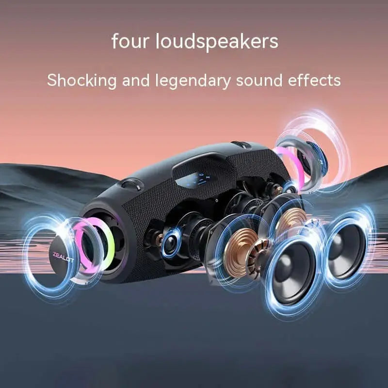 Nevytech portable outdoor mini speaker front view