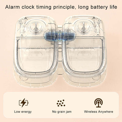 Automatic Smart Pet Feeder with Timer and Stainless Steel Bowl for Cats and Dogs – Food Dispenser Pet Feeding Supplies